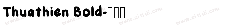 Thuathien Bold字体转换